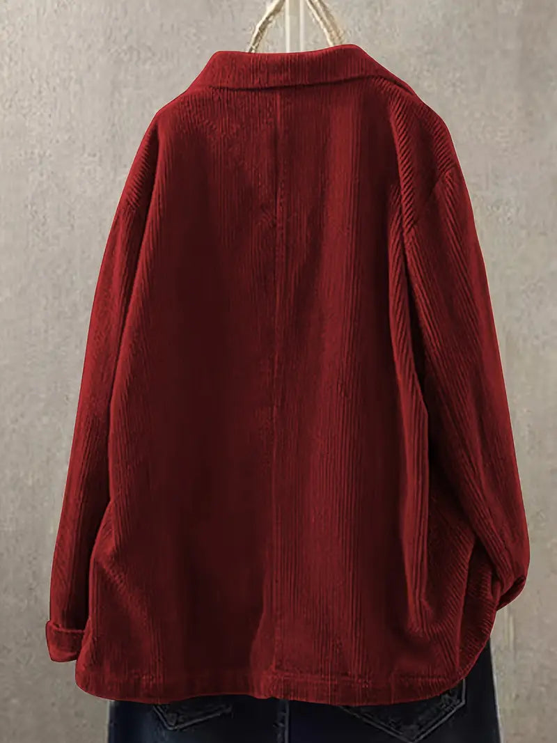 Nehara | Corduroy Oversized Blazer Jacket