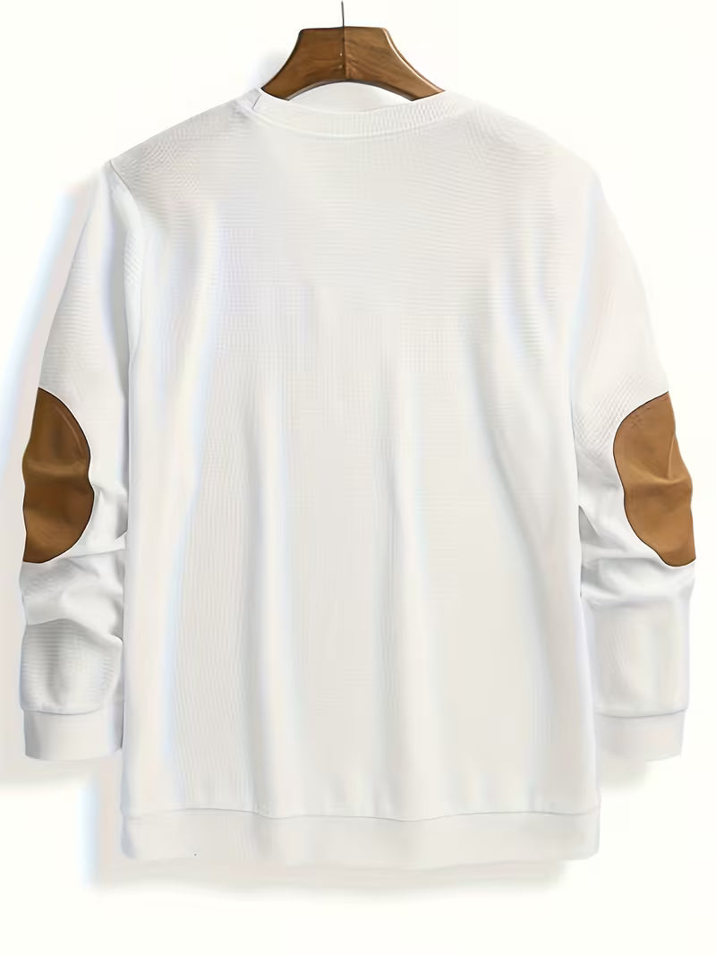 Apexcore | Waffle Knit Sweatshirt with Contrast Panels