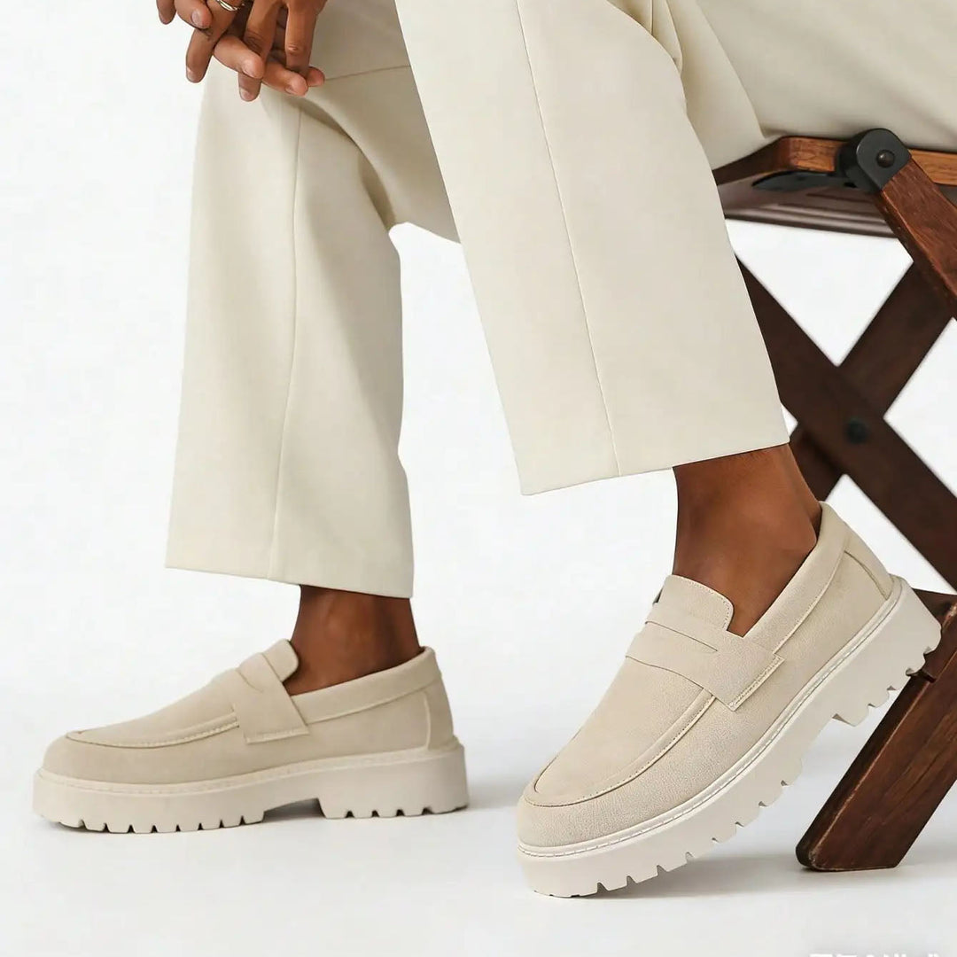 Narinder | Slip-On Penny Loafers with Chunky Soles
