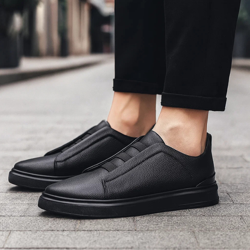 Geraldo | Slip On Casual Trainers Contrast Trim