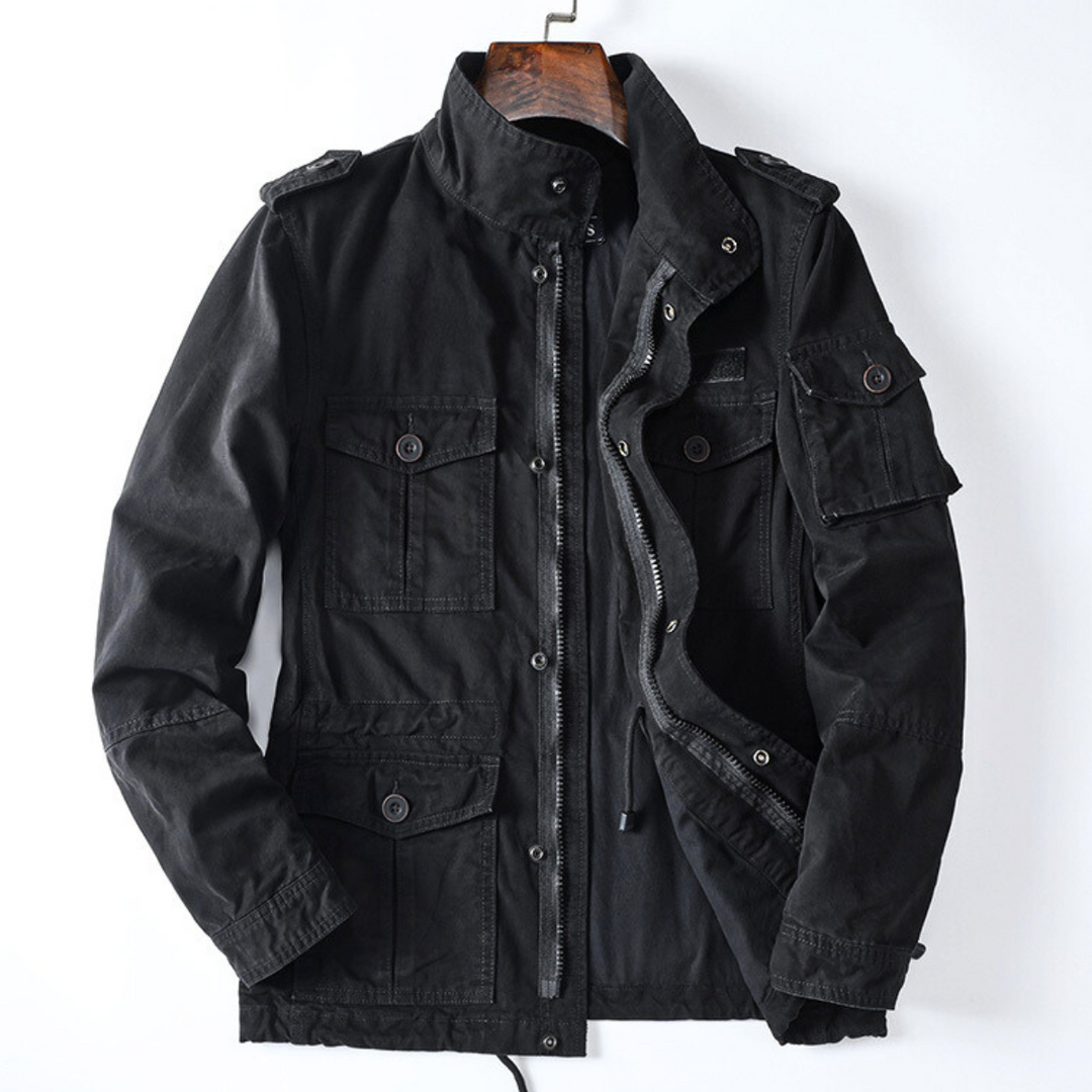 Sergei - Cargo Pocket Zip Front Jacket