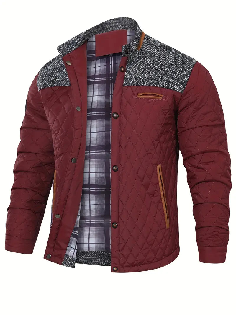 Proctor | Quilted Long Sleeve Stand Collar Jacket