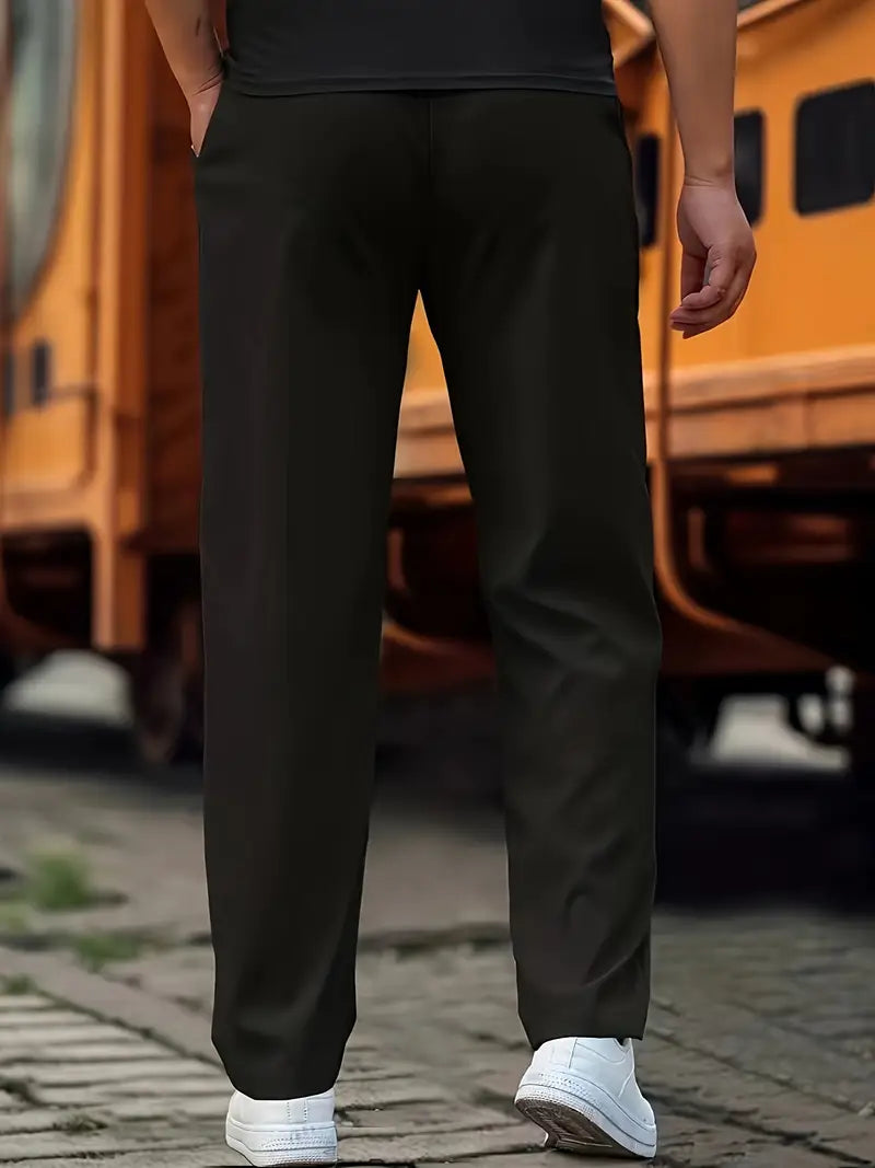 Travys | Straight Leg Drawstring Pocket Joggers