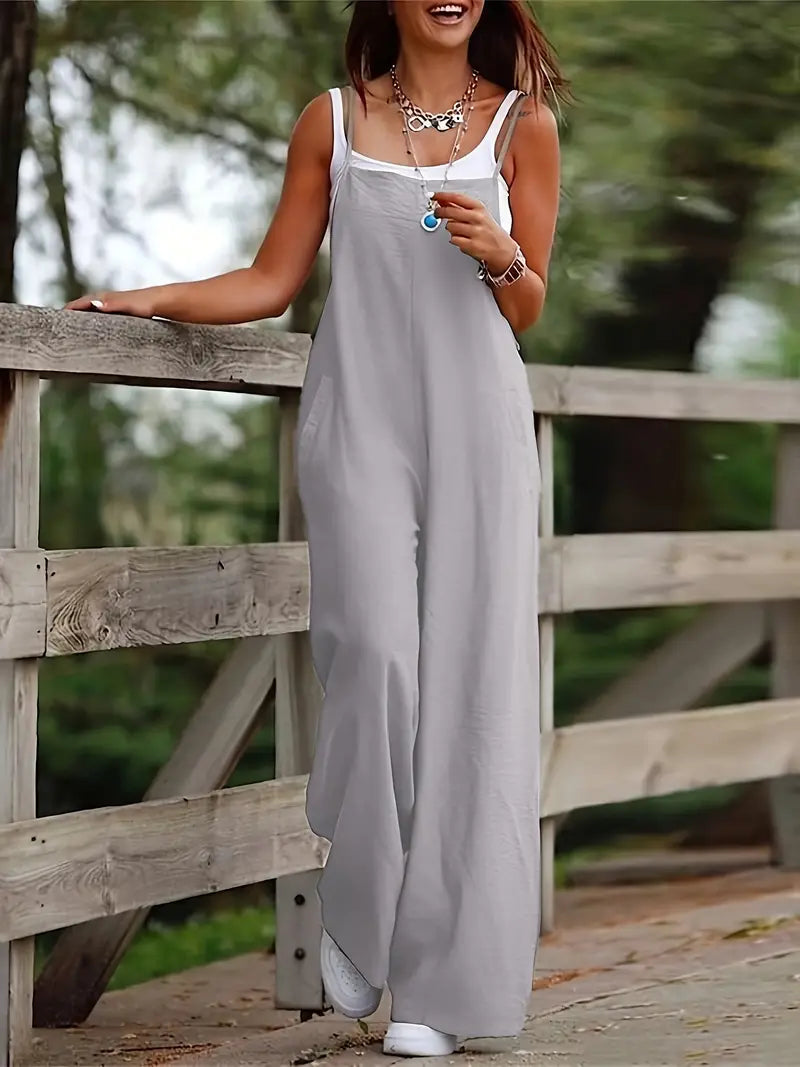 Rupa | Wide Leg Spaghetti Strap Jumpsuit