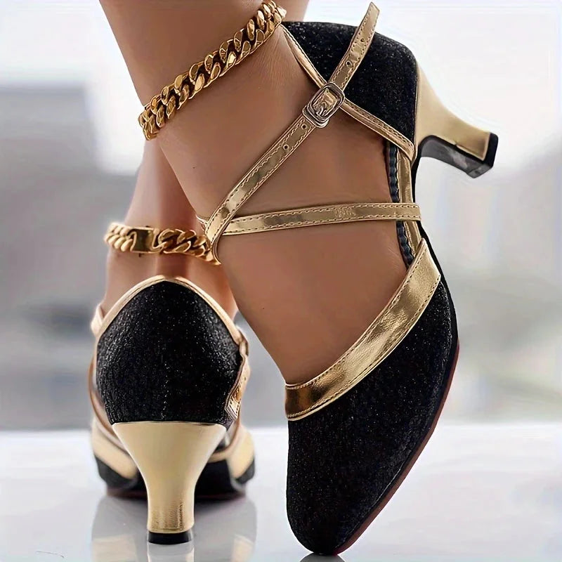 Taleia | Mary Jane Low Heel Strap Shoes