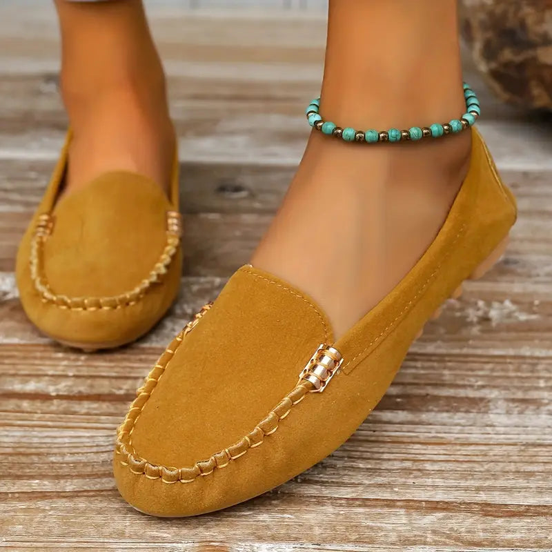 Mitsuko | Slip-On Round Toe Loafers
