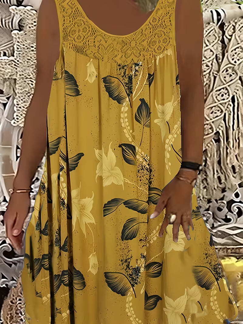 Samudri | Floral Lace Mini Dress