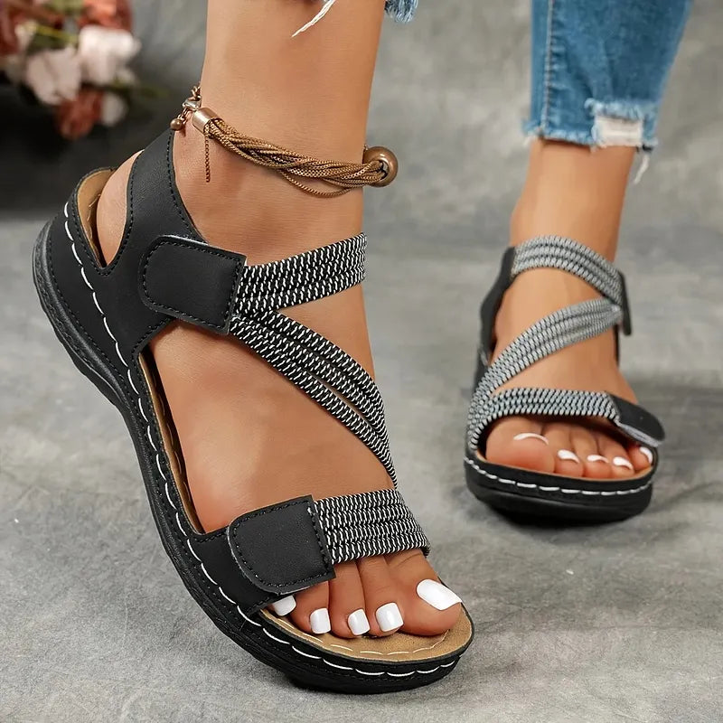Rania | Comfort Walking Wedge Sandals