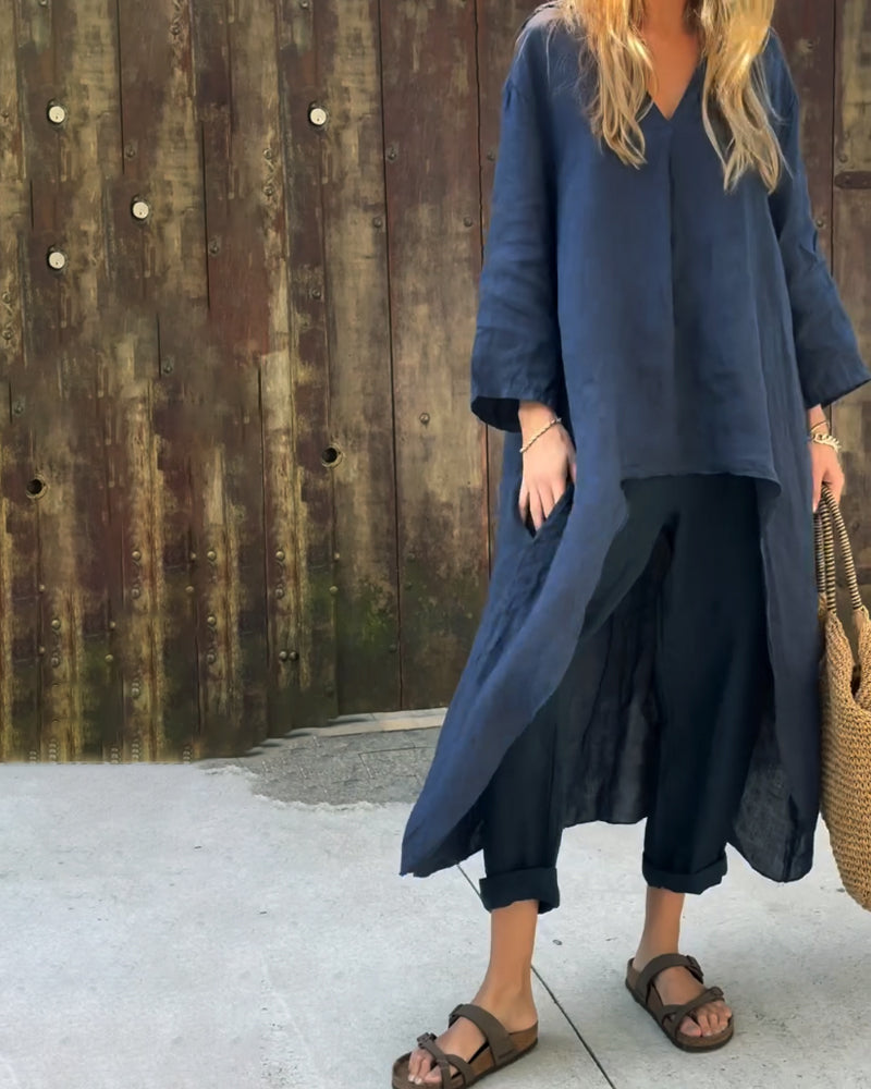 Ximena | Long Sleeve Loose Two-Piece Set