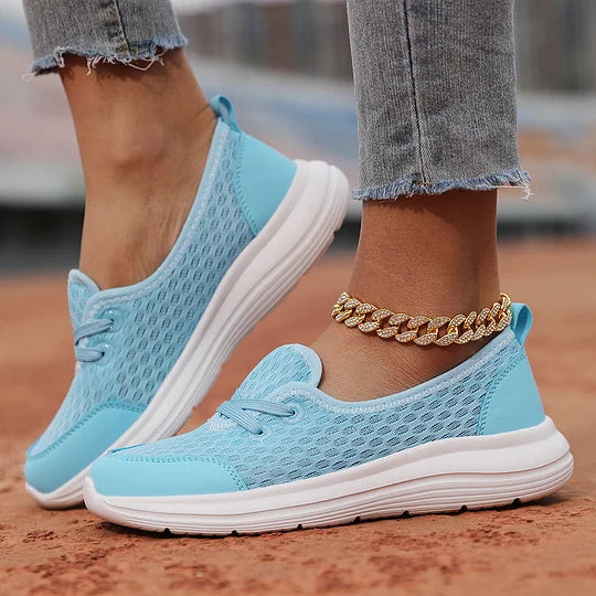 Firsova - Mesh Slip On Trainers Lightweight Sole