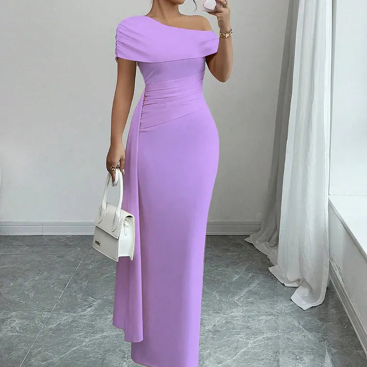 Bianca | One Shoulder Maxi Dress in Multiple Colours