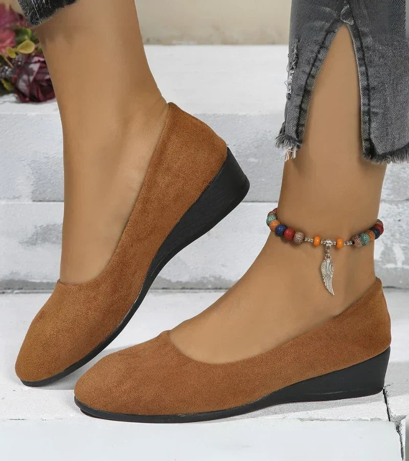 Roxie | Slip On Wedge Flat Shoes