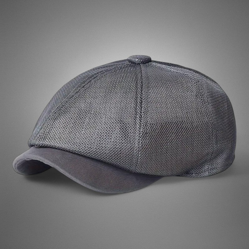 Zophiel | Light Grey Mesh Flat Cap