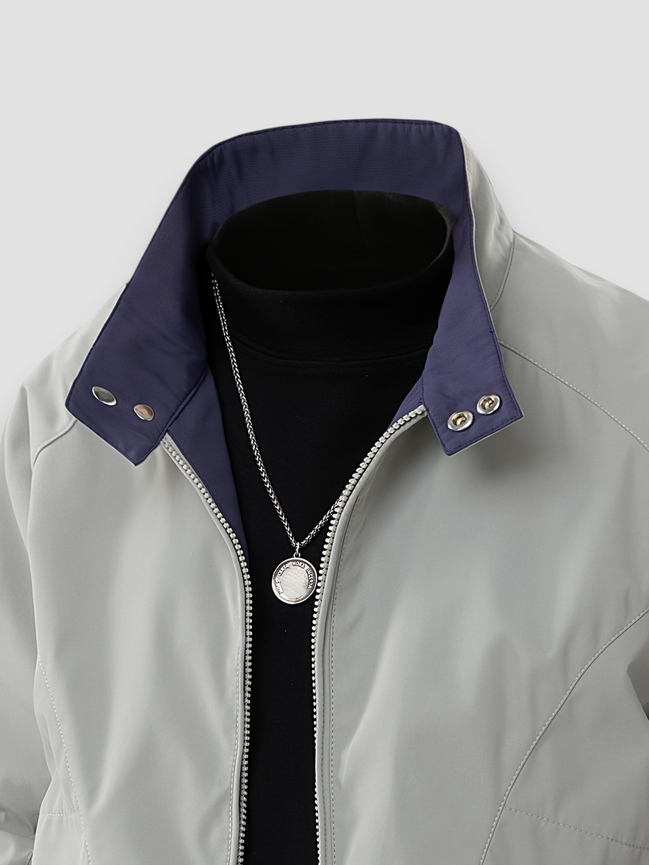 Mason | Zip-Up Long Sleeve Stand Collar Jacket