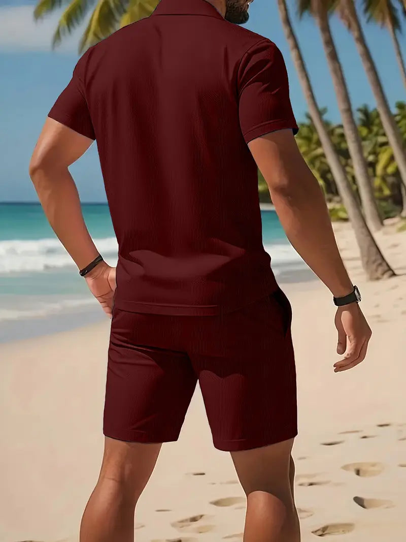 Kelvin | Polo Shirt and Shorts Set