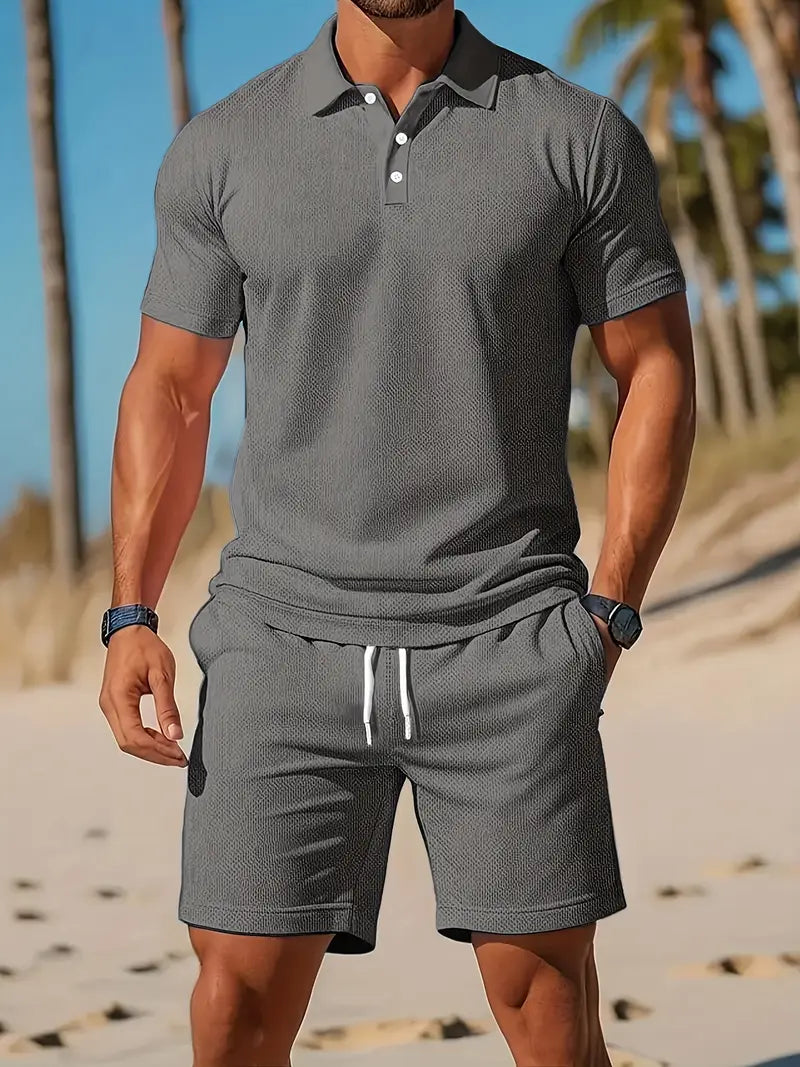 Kelvin | Polo Shirt and Shorts Set