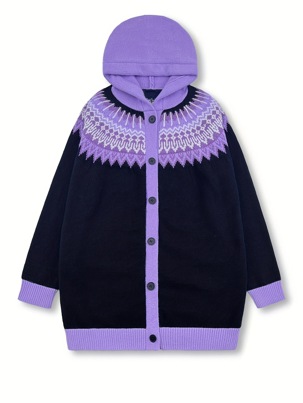 Peneeuva | Hooded Long Sleeve Winter Jumper