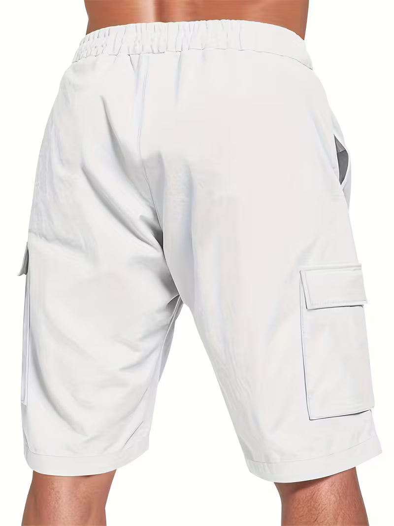 Raekwon | Cargo Shorts Drawstring Elastic Waist Relaxed Fit
