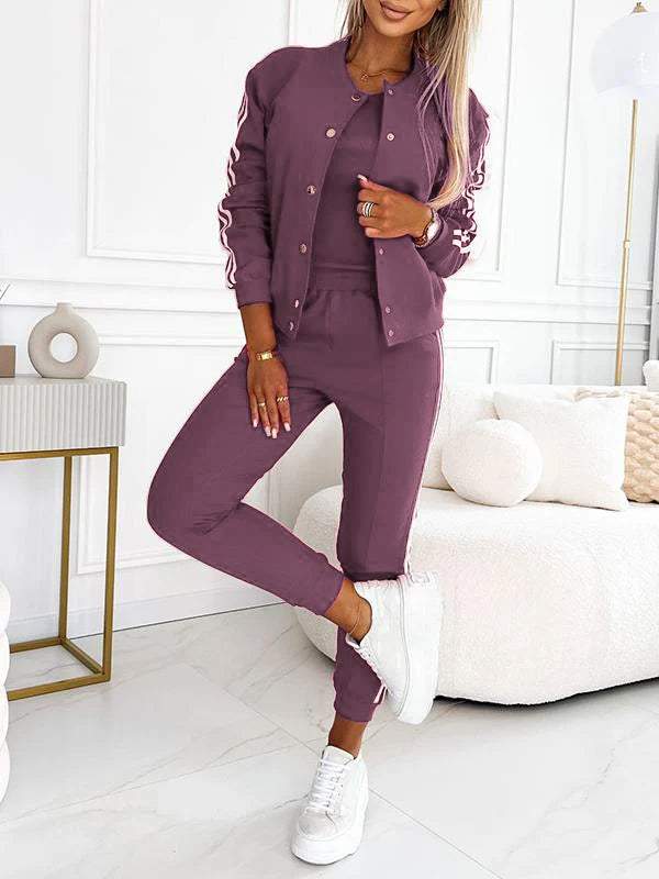 Kendra | Three Piece Jacket and Jogger Set