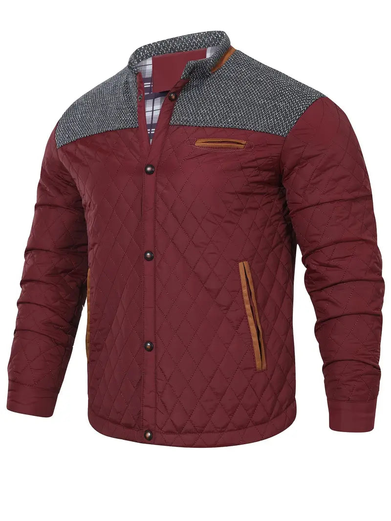 Proctor | Quilted Long Sleeve Stand Collar Jacket