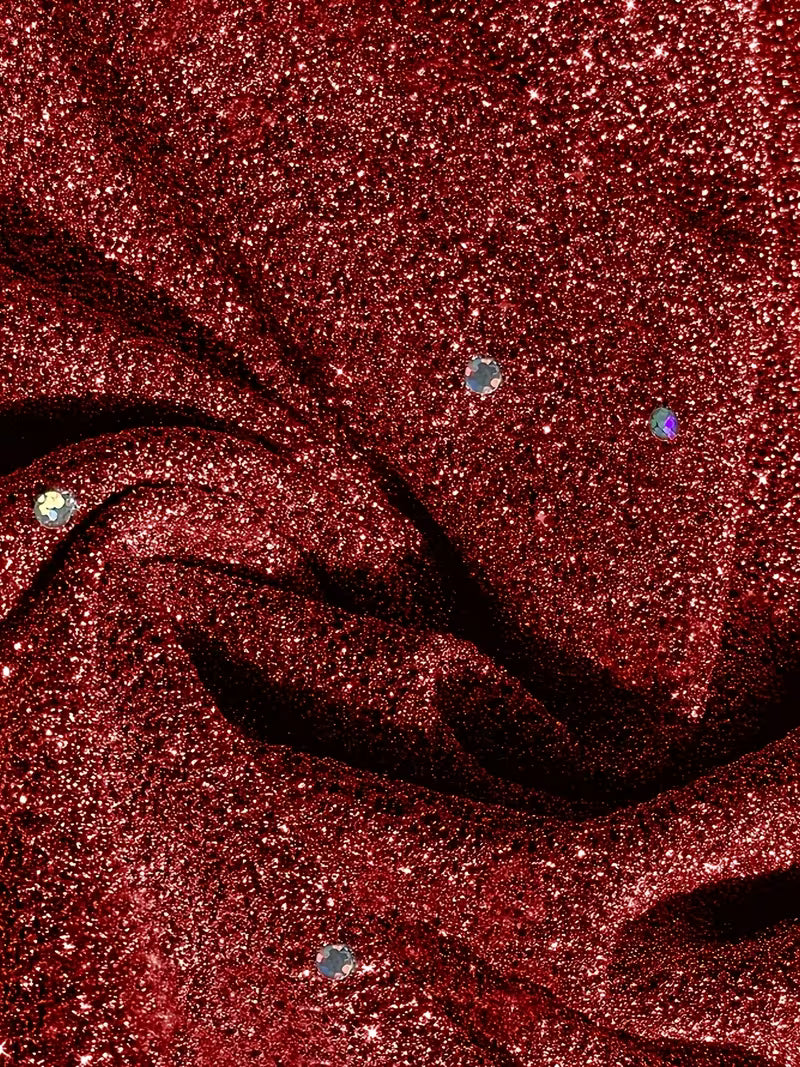 Eglantina | Sequin V Neck Long Sleeve Dress