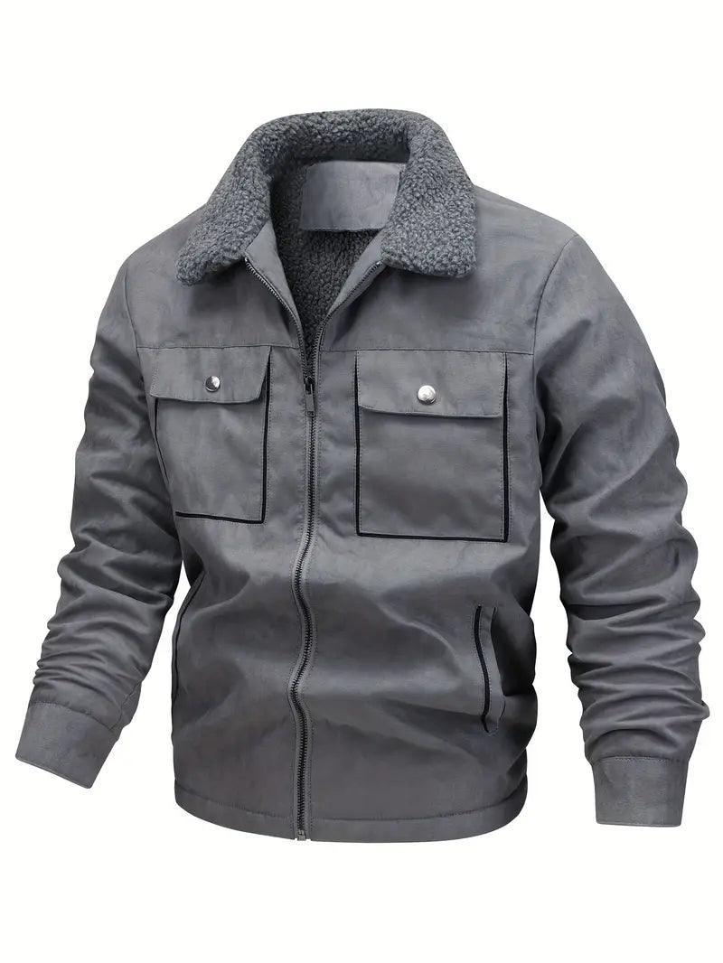 Grigory | Borg Collar Zip Jacket