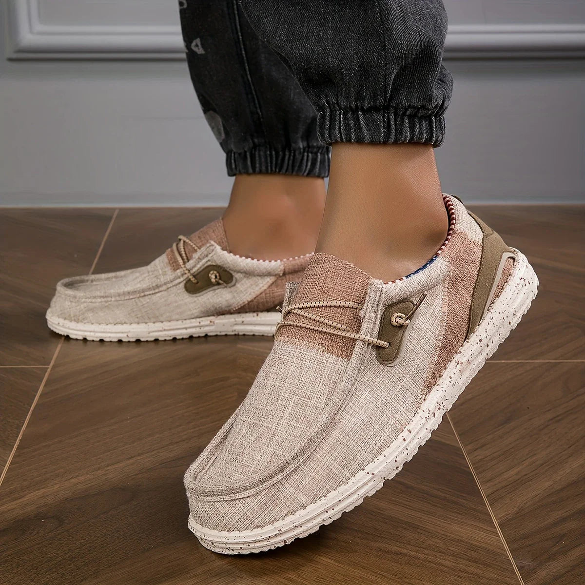 Hayes | Slip On Casual Canvas Trainers
