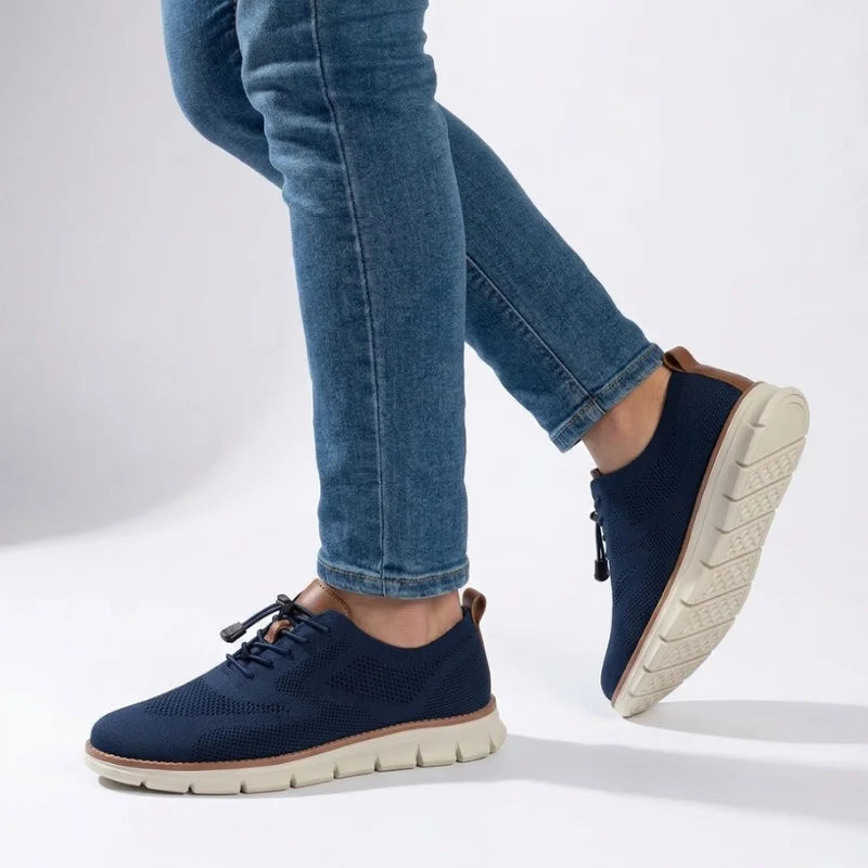 Laurie | Casual Knit Lace-Up Trainers