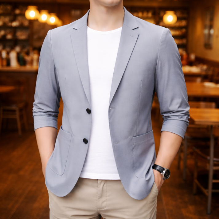 Danson | Single-Breasted Casual Tailored Blazer
