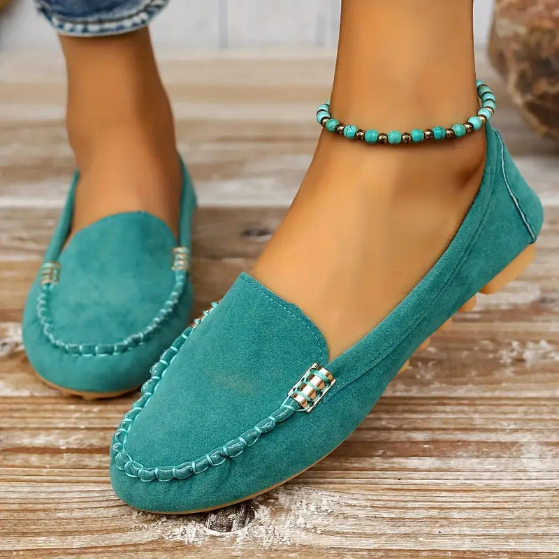 Mitsuko | Slip-On Round Toe Loafers