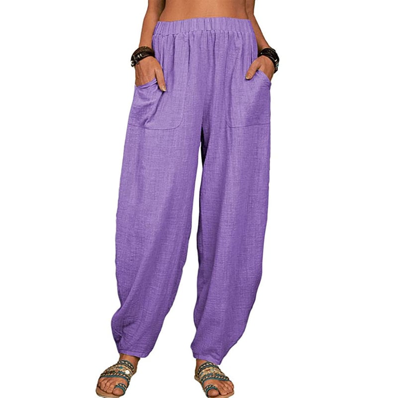 Zinzi | Linen Harem Trousers Womens