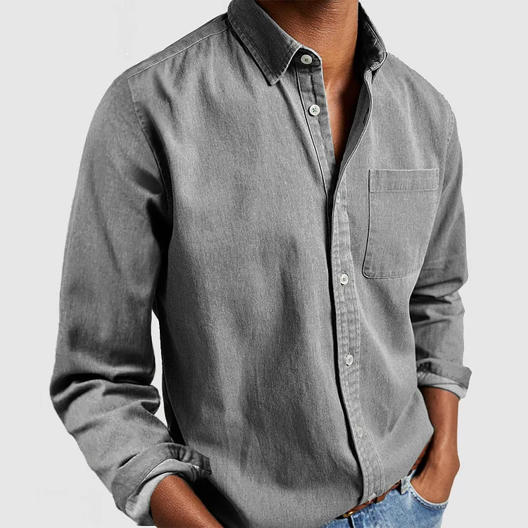 Carel | Mens Oxford Long Sleeve Shirt