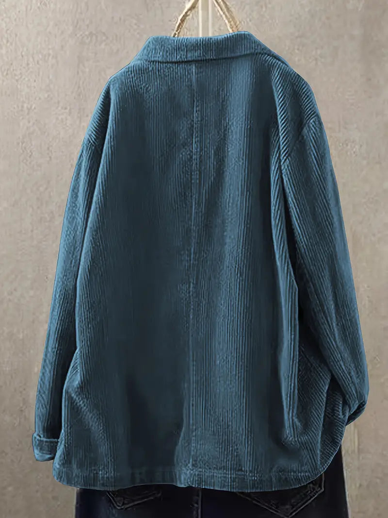 Nehara | Corduroy Oversized Blazer Jacket