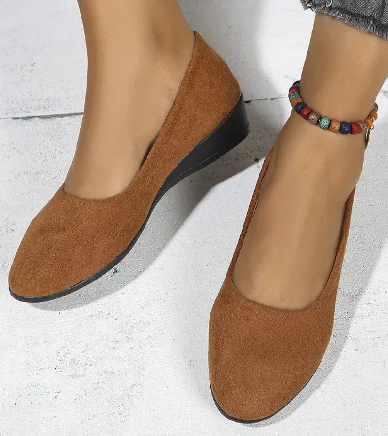 Roxie | Slip On Wedge Flat Shoes