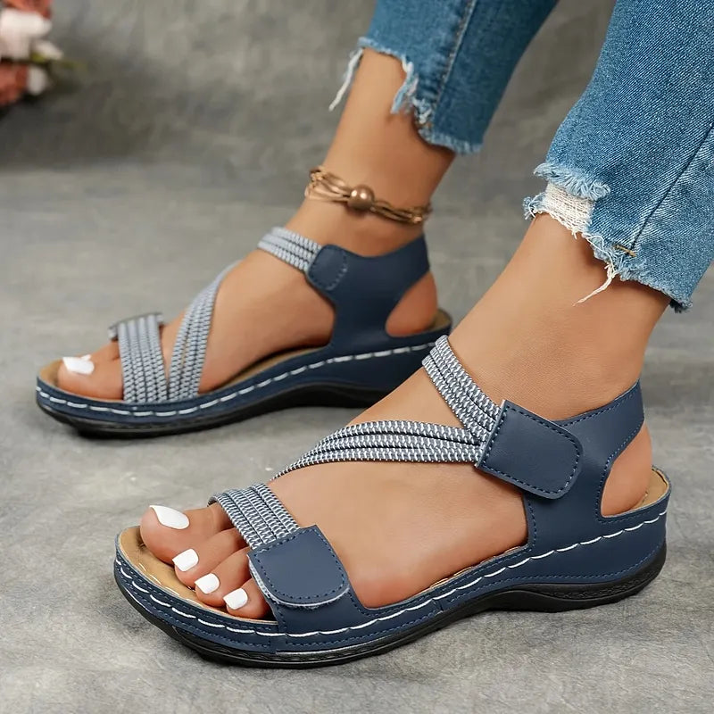 Rania | Comfort Walking Wedge Sandals