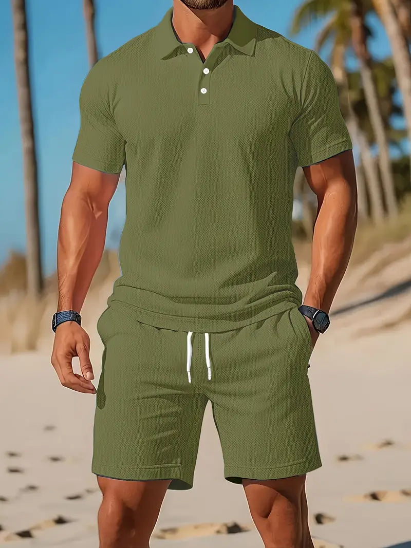Kelvin | Polo Shirt and Shorts Set