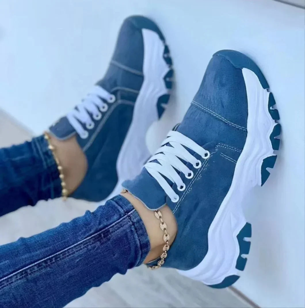 Leticio | Sneakers with Chunky Lace Up Sole
