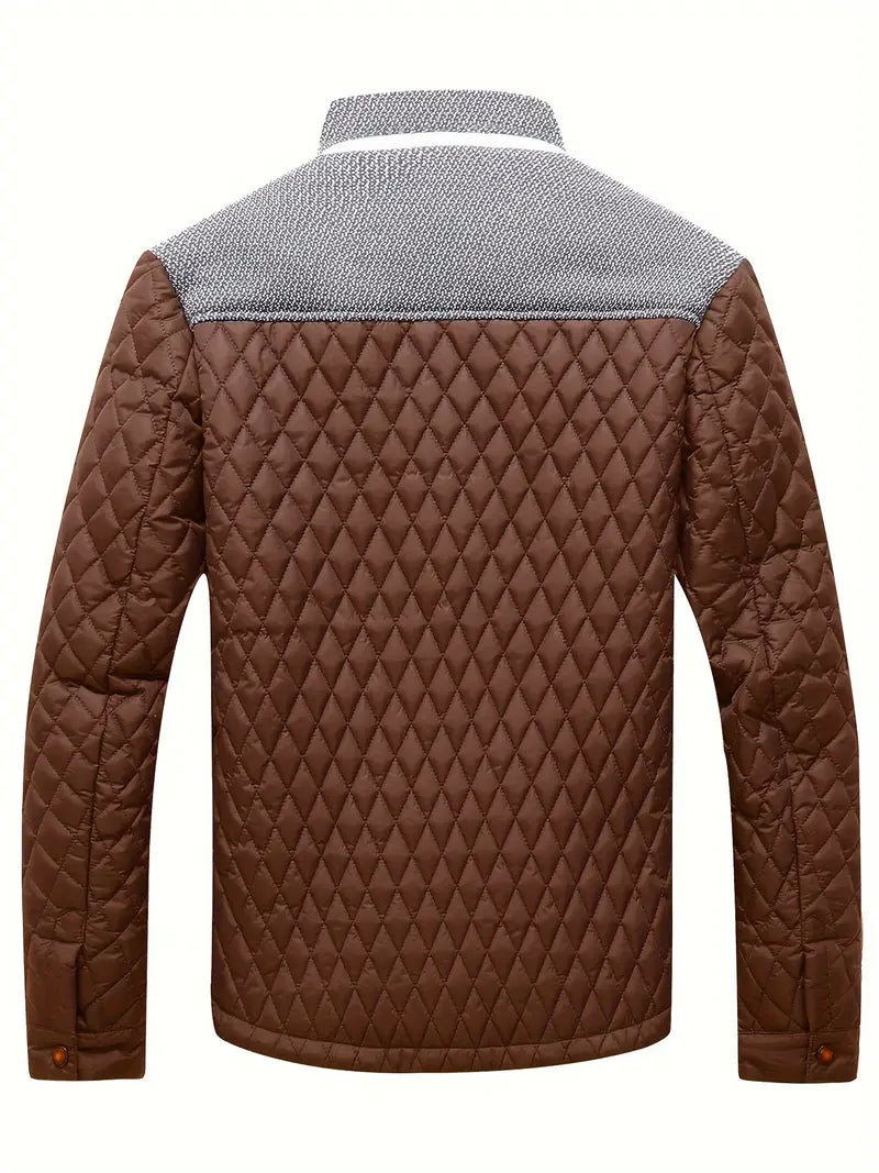 Proctor | Quilted Long Sleeve Stand Collar Jacket