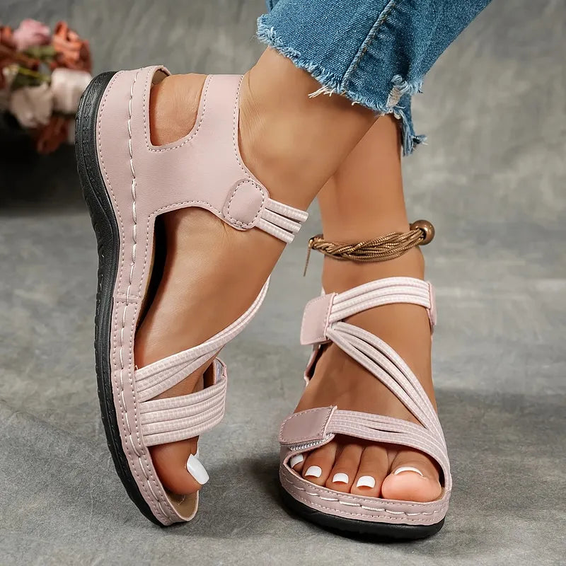 Rania | Comfort Walking Wedge Sandals