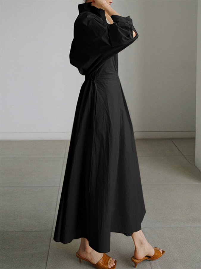 Priyanka - Elegant Long Sleeve Maxi Dress