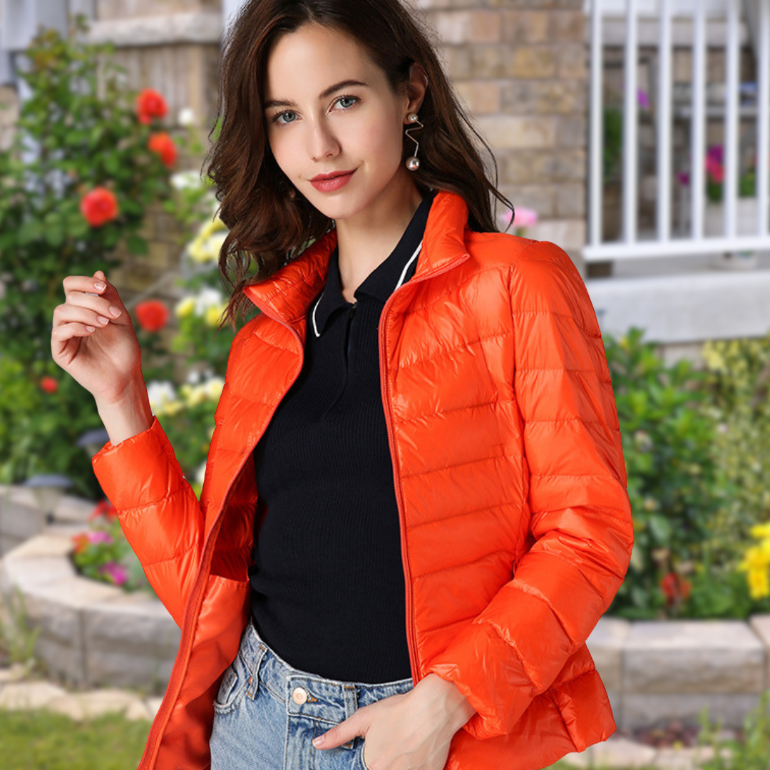 Isla | Lightweight Quilted Zip Puffer Jacket