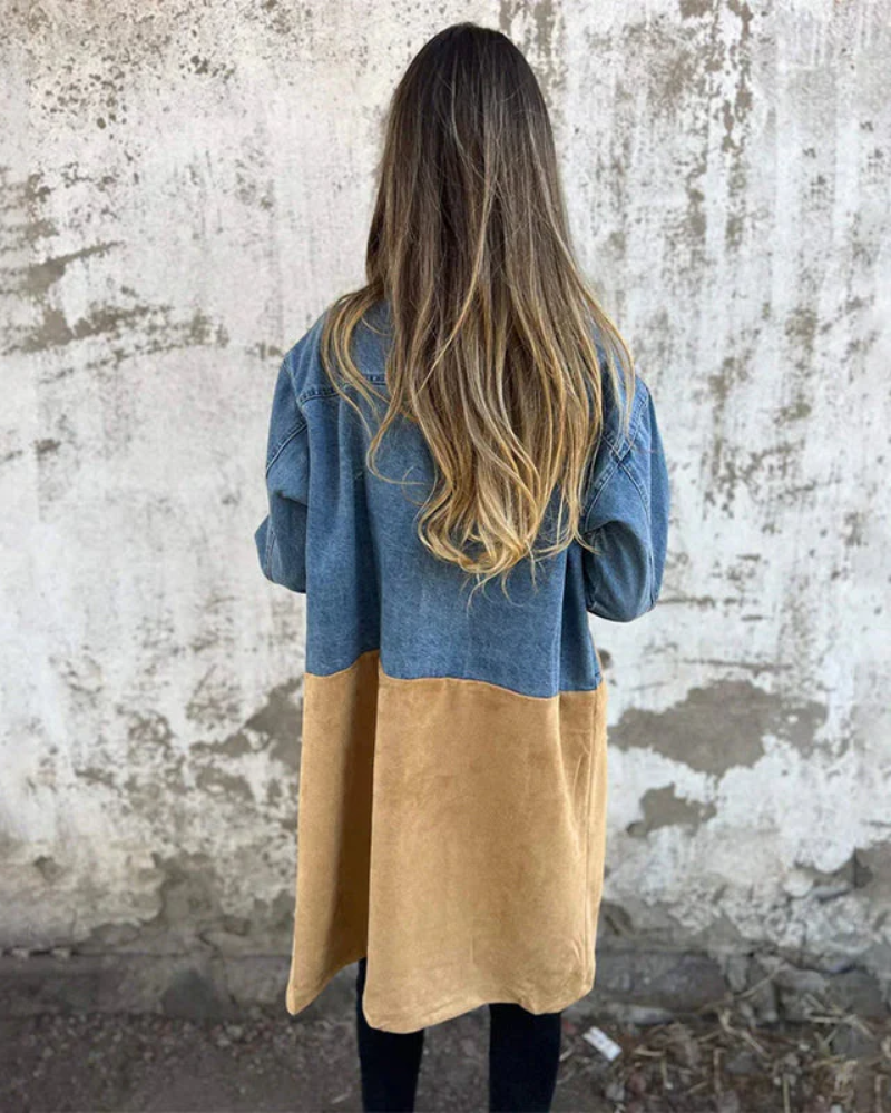 Olatz - Denim Trench Coat