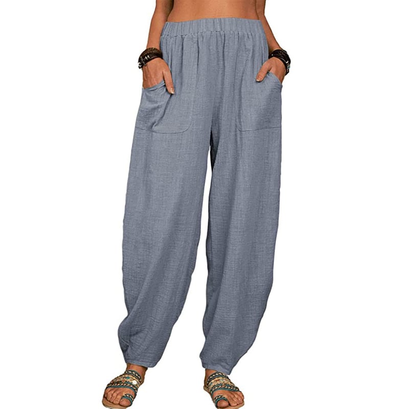 Zinzi | Linen Harem Trousers Womens