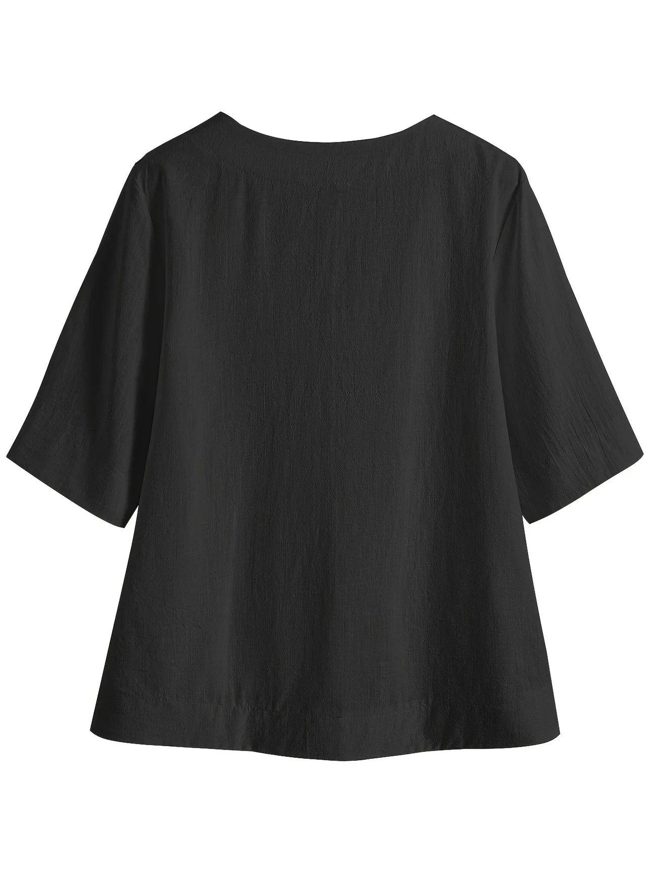 Mattea | V Neck Loose Short Sleeve Top