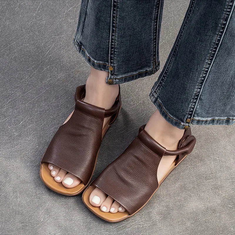 Shanera  | Soft Leather Comfort Walking Sandals