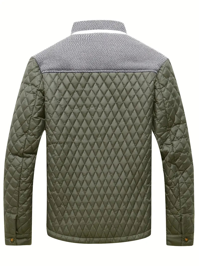 Proctor | Quilted Long Sleeve Stand Collar Jacket
