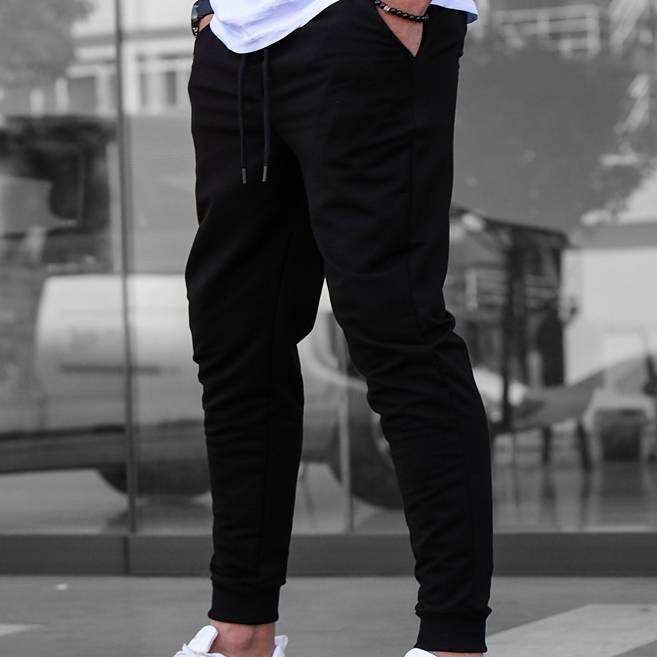 Cleiton | Drawstring Tapered Jogger Trousers