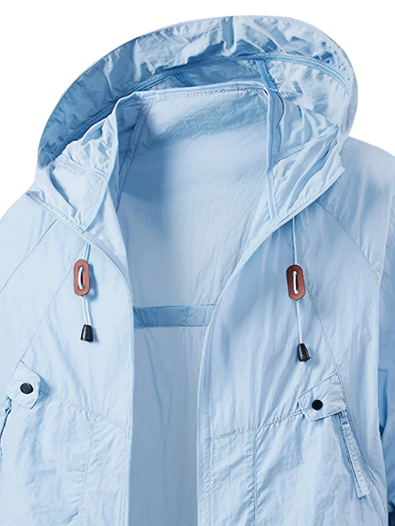 Vrenda | Hooded Lightweight Zip Front Jacket
