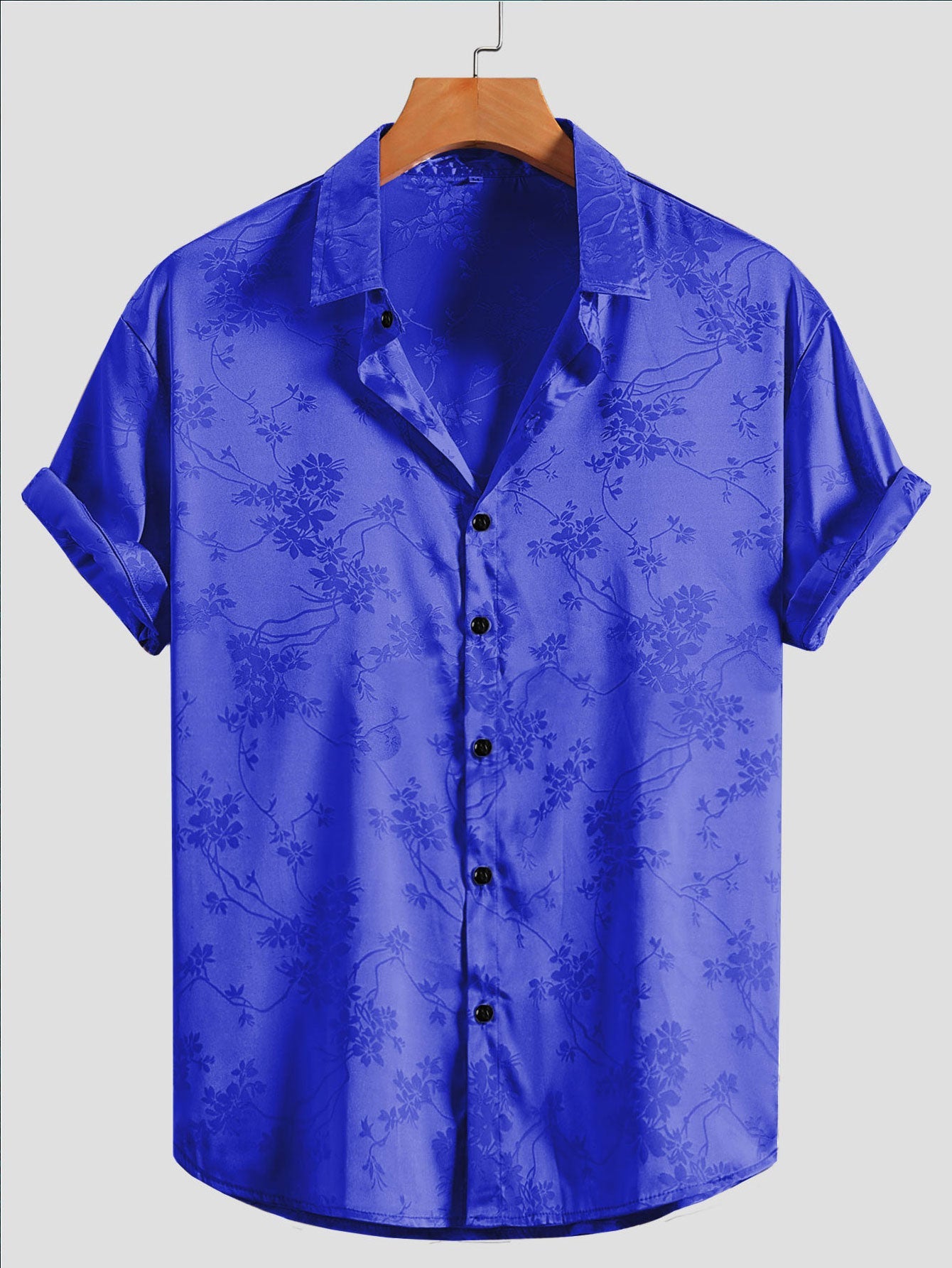 Bogdan | Short Sleeve Floral Print Button Shirt