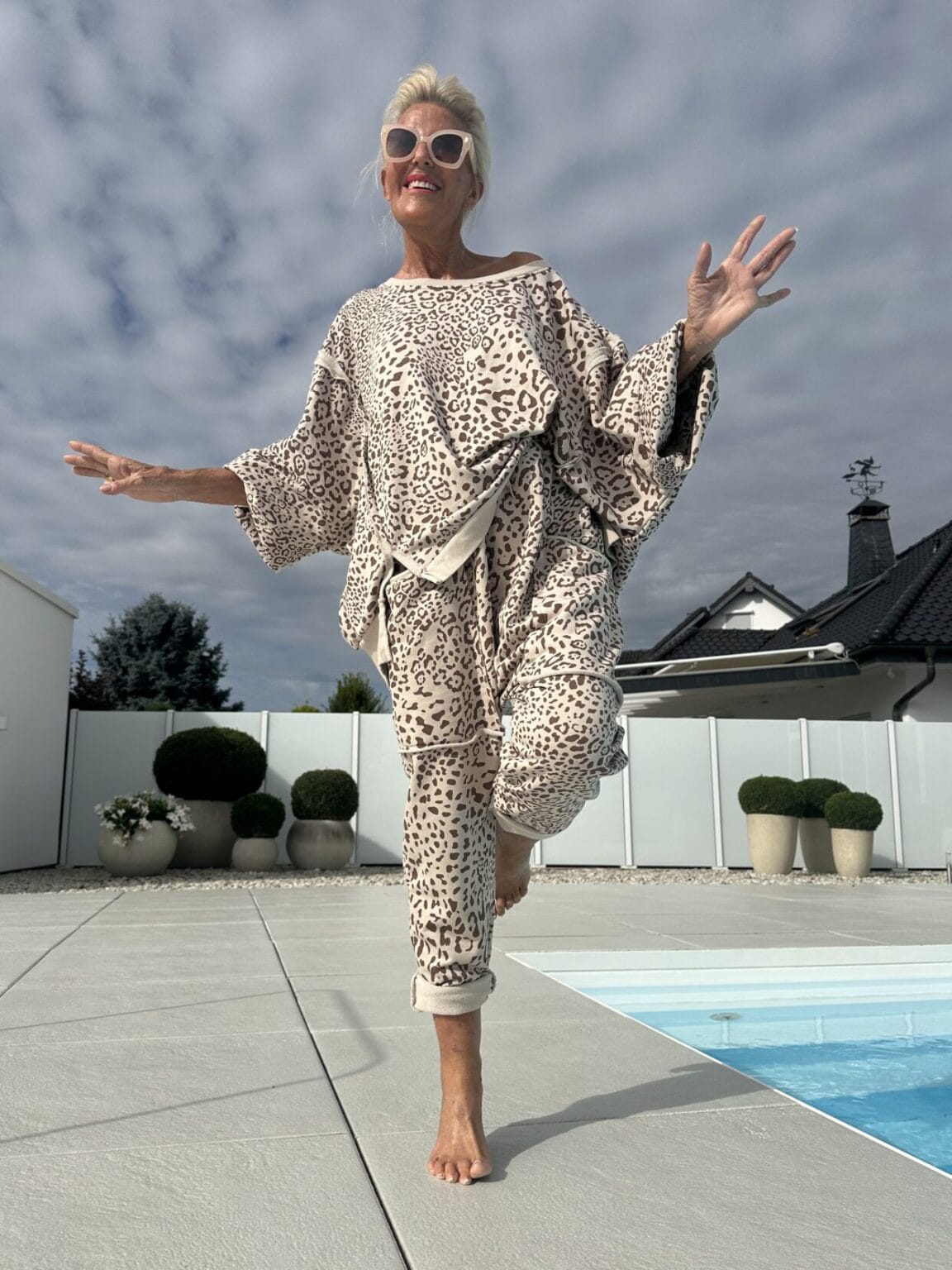 Leenora | Leopard Print Oversized Two Piece Set